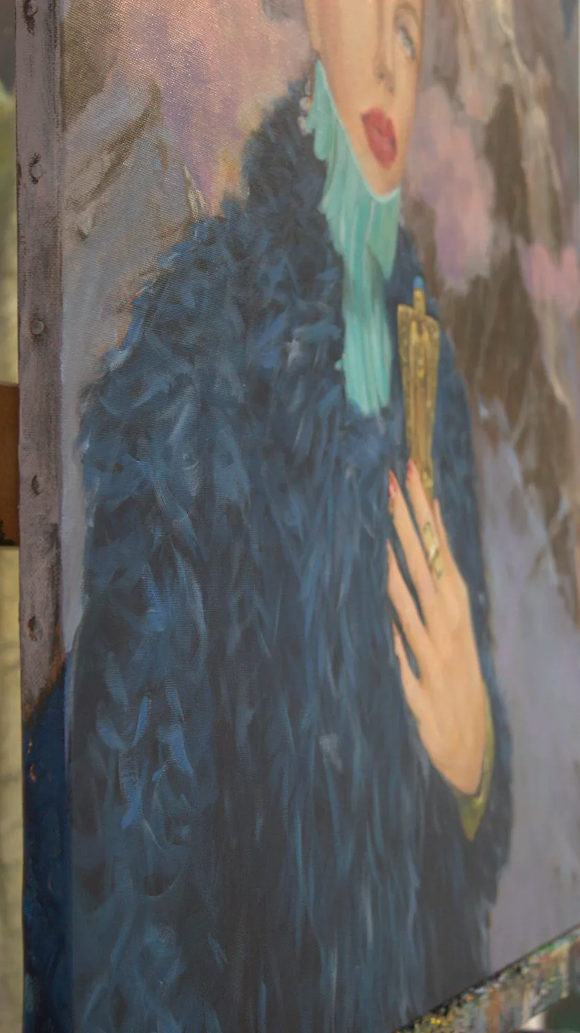 Mais approchez-vous, de quoi avez-vous peur ? Fine Art Painting francois page - Subjektiv.art 7