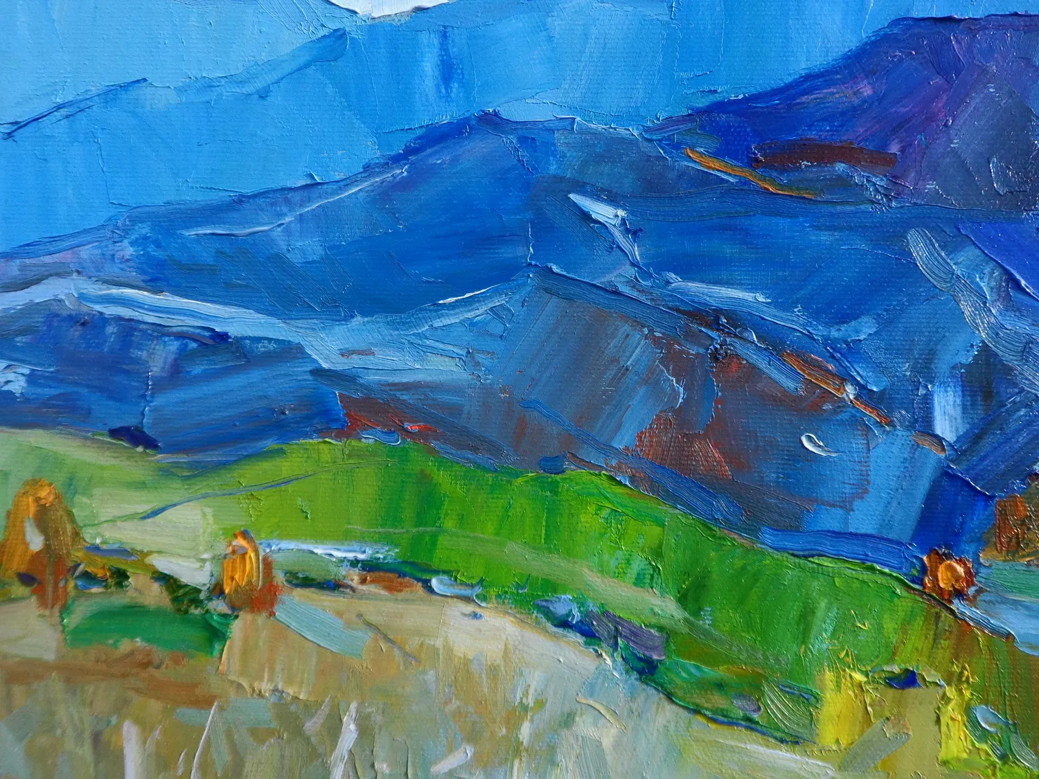 " Mountains " Impressionistic Painting Yehor Dulin - Subjektiv.art 5