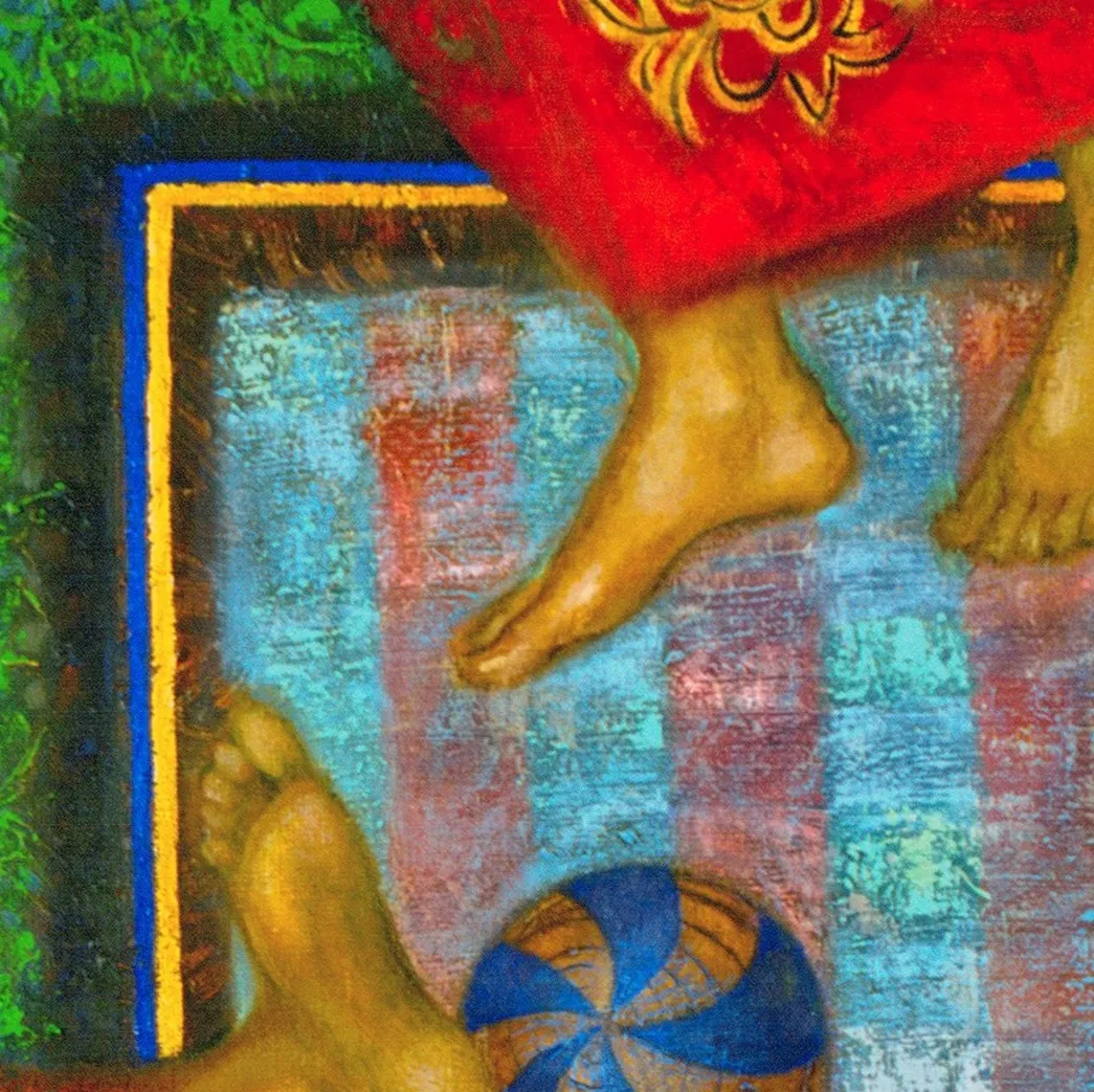 Women`s football  Fine Art Painting Myroslava Perevalska - Subjektiv.art 8