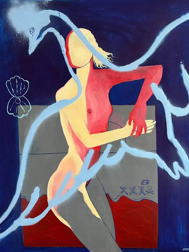 Odesa 2023 Abstract Painting Liliya Nebera - Subjektiv.art