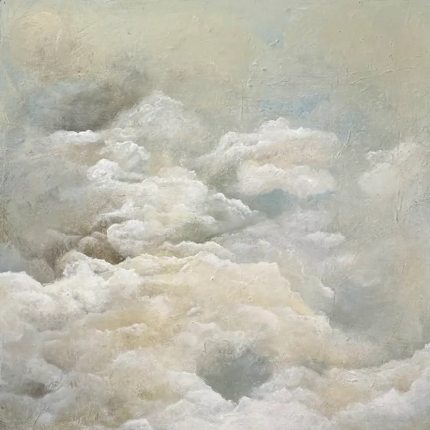 Serie nuages n2 Unspecified Painting Muriel Evangelista - Subjektiv.art