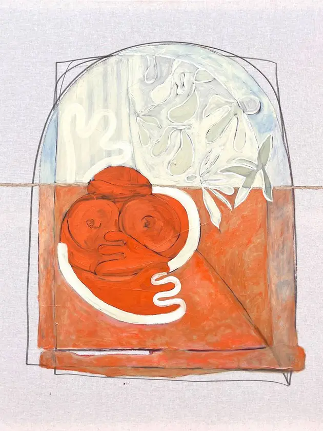 Reliquary II Fine Art Painting Maria R Saunders - Subjektiv.art