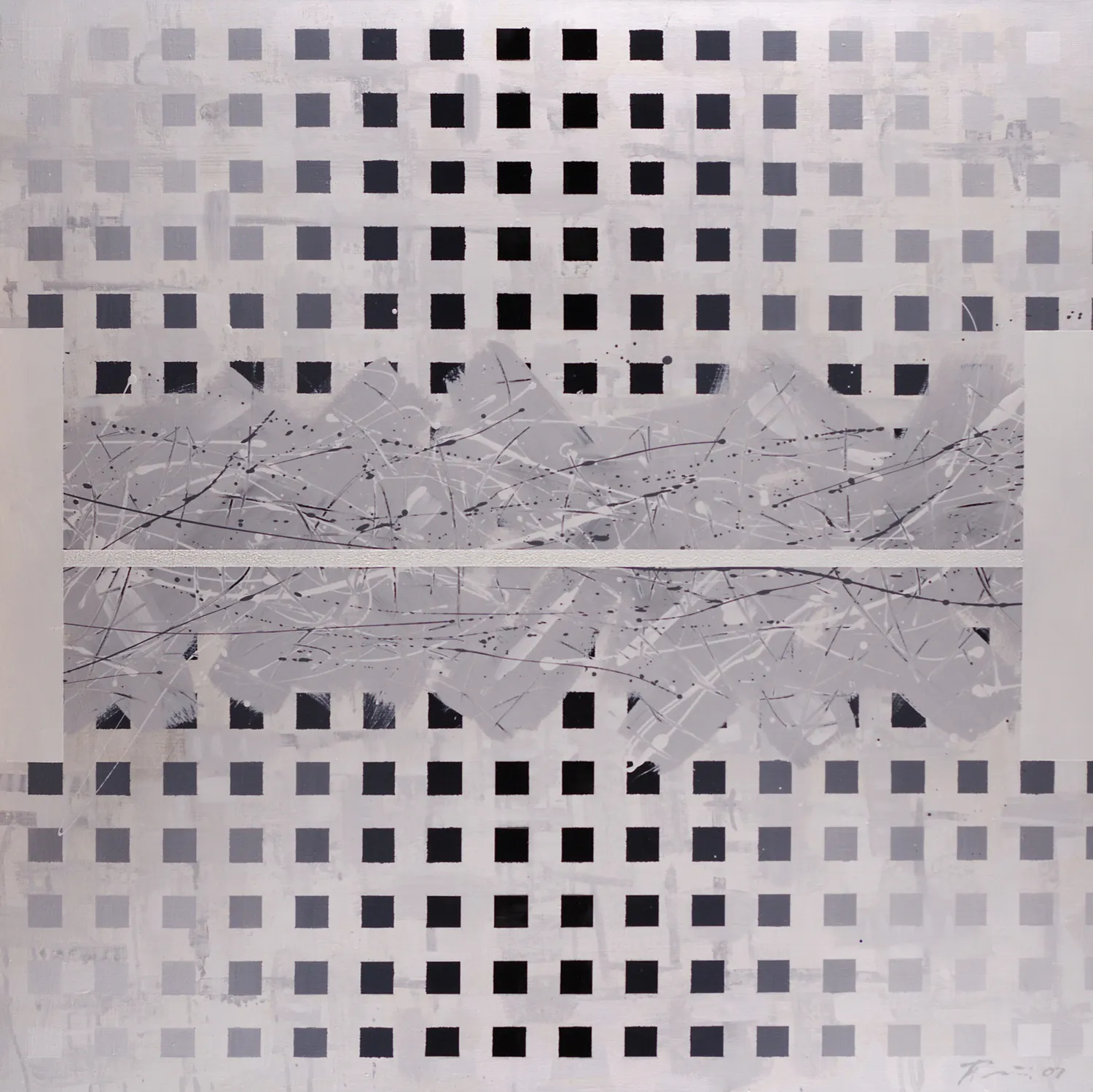 Reflection - II (diptych) Abstract Painting Iurii Psheniychnyi - Subjektiv.art