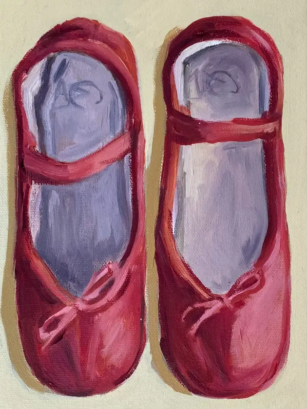 Little red shoe Fine Art Painting Darina Smolkina - Subjektiv.art