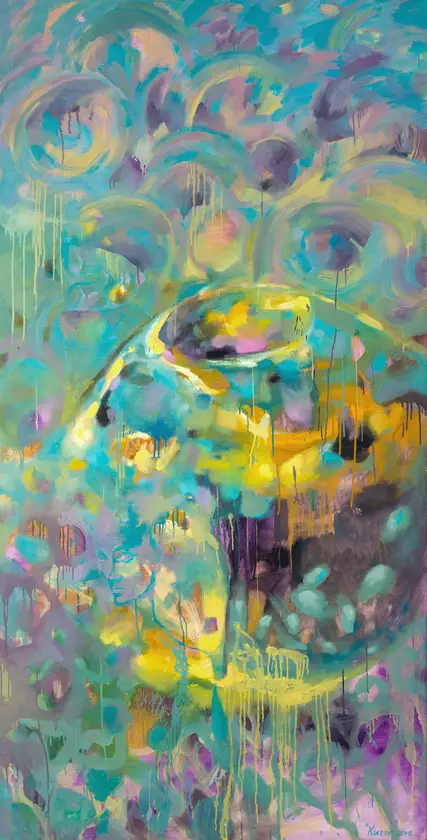 Truth of the material Abstract Painting Alena Kuznetsova - Subjektiv.art