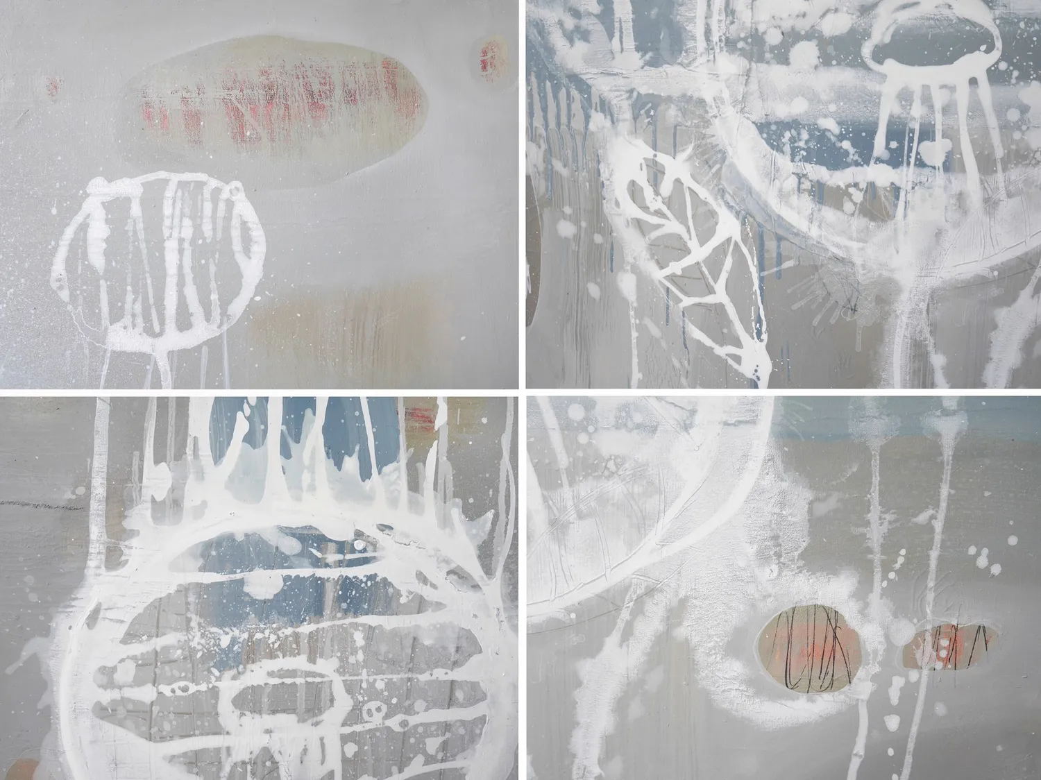 Flowers Abstract Painting Alena Kuznetsova - Subjektiv.art 2