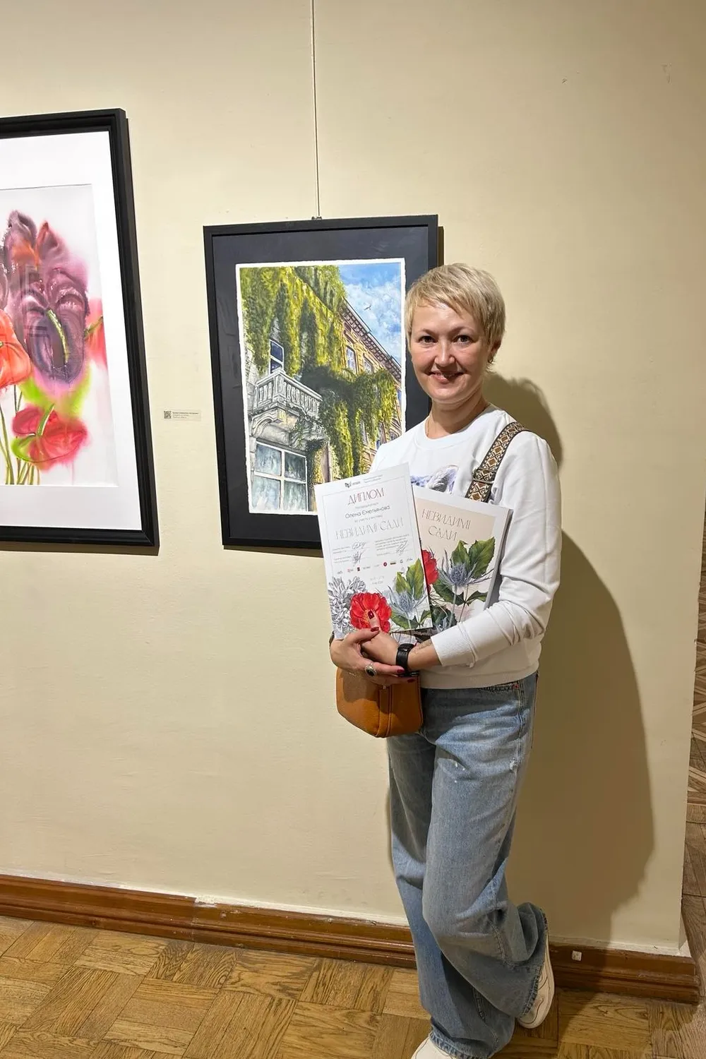 The power of plants  Expressive and gestural Painting Olena  Yemelianova - Subjektiv.art 9