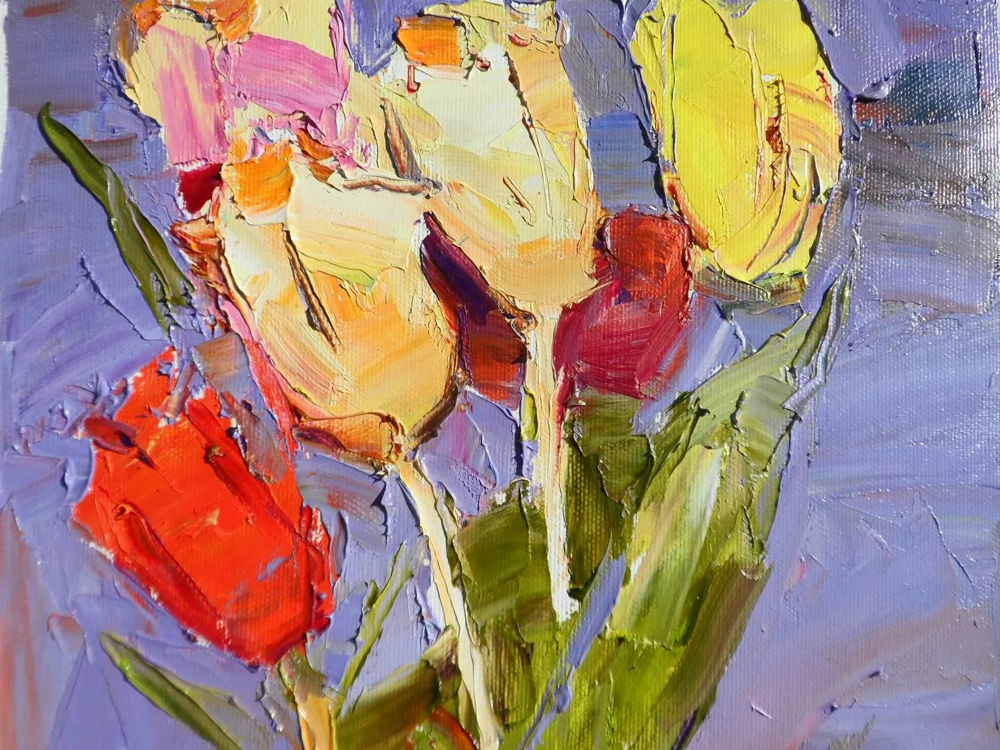 Tulips Fine Art Painting Yehor Dulin - Subjektiv.art 6