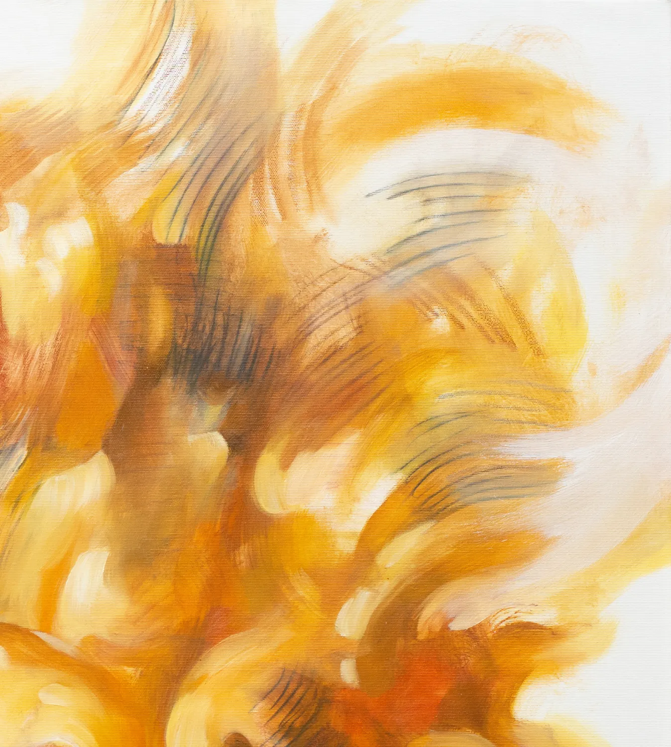 Autumn Burst (Familiar Ground series) Abstract Painting Alena Kuznetsova - Subjektiv.art 3