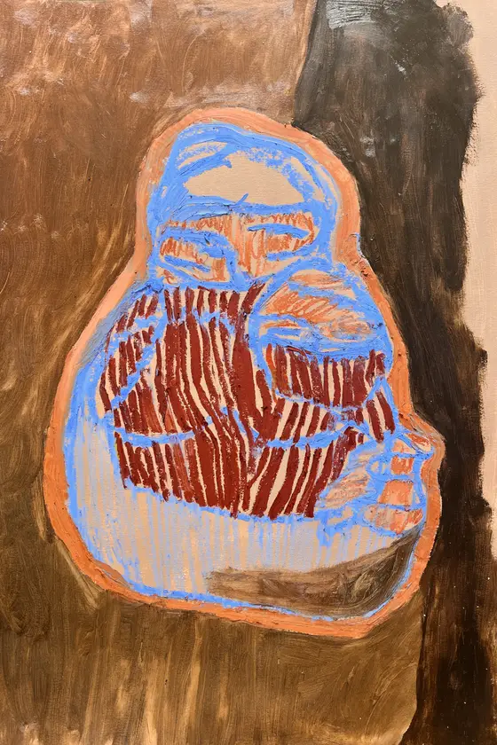 Manto Sobre Mulher e Filho (Cloak Over Woman and Child) - Subjektiv.art