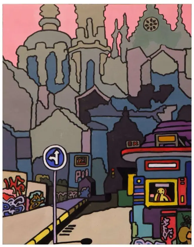 STREET Pop Art Painting Sestry Feldman - Subjektiv.art