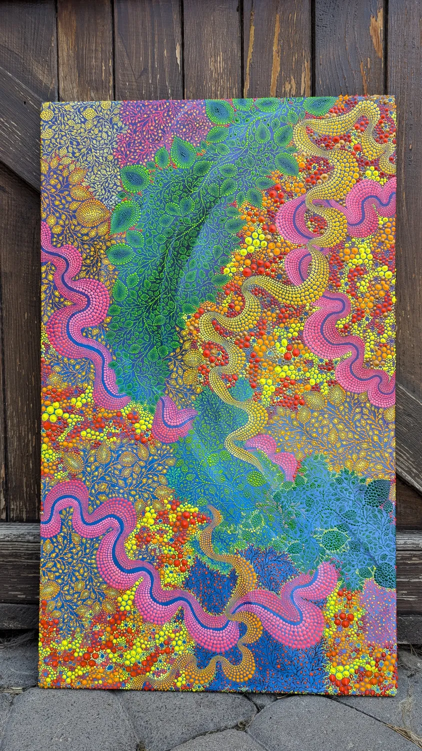 Everything comes alive Abstract Painting Oksana Gural - Subjektiv.art 2
