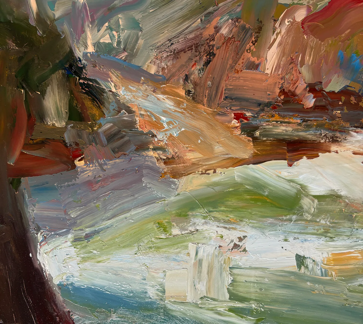 Hippie Johnny Expressive and gestural Painting Darren Thompson - Subjektiv.art 5