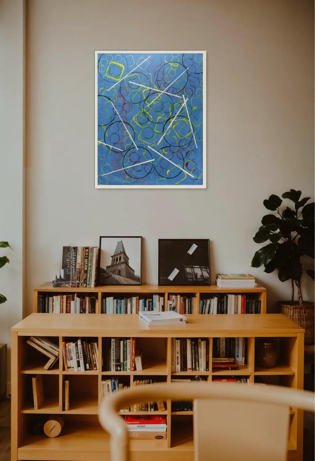 Fractured Essence Abstract Painting Guy Hull - Subjektiv.art 4
