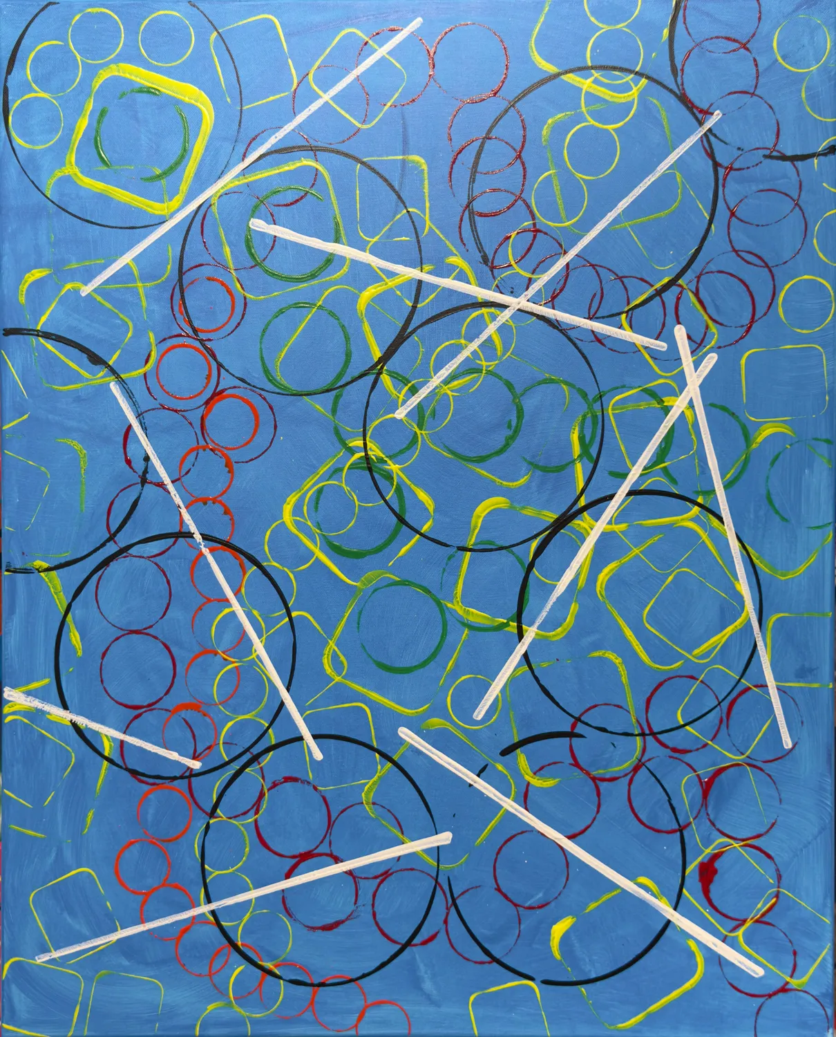 Fractured Essence Abstract Painting Guy Hull - Subjektiv.art 2