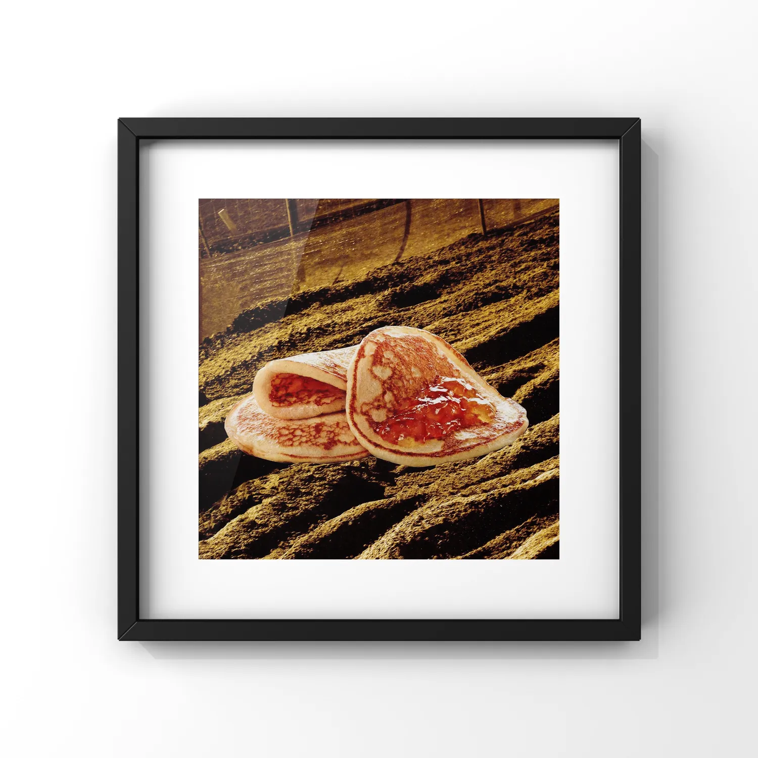 Pancakes Collage Mixed media Annete Sagal - Subjektiv.art 2
