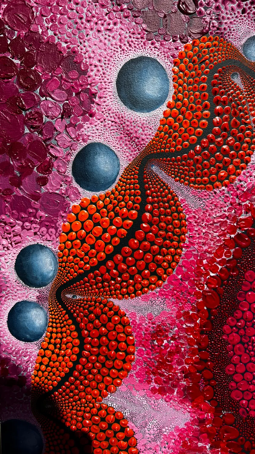 Wound of Interaction Abstract Painting Oksana Gural - Subjektiv.art 5