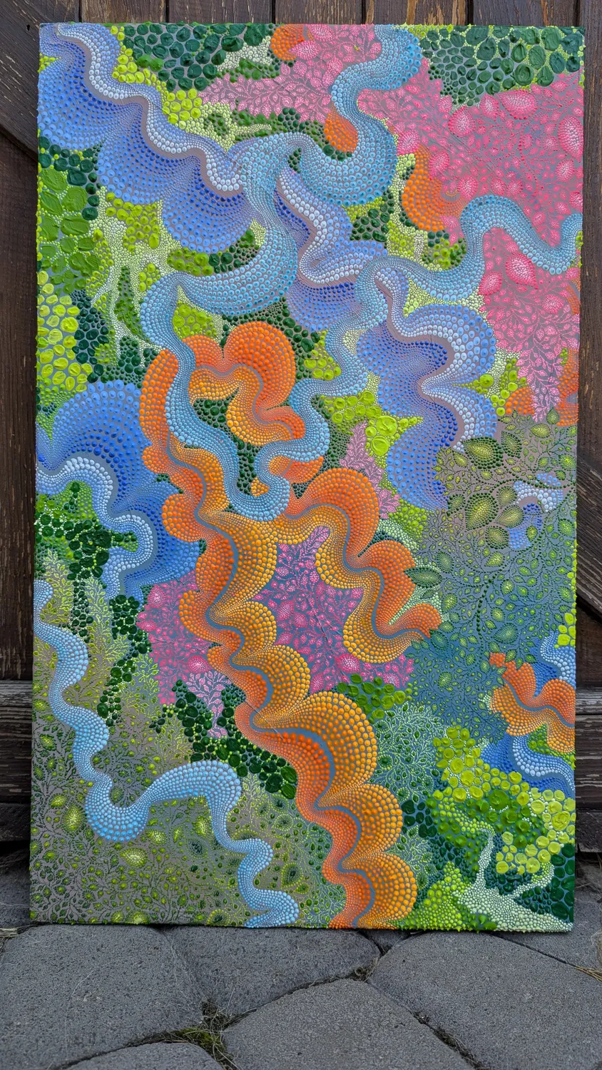 Awakening Abstract Painting Oksana Gural - Subjektiv.art 3
