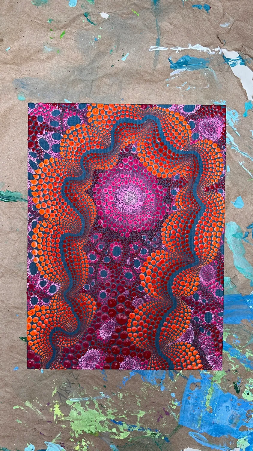 Space No.6 Abstract Painting Oksana Gural - Subjektiv.art 3