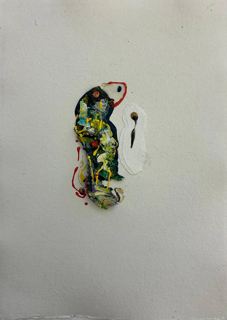 Pavement Series #7 Abstract Painting Lanre Olagoke - Subjektiv.art 2