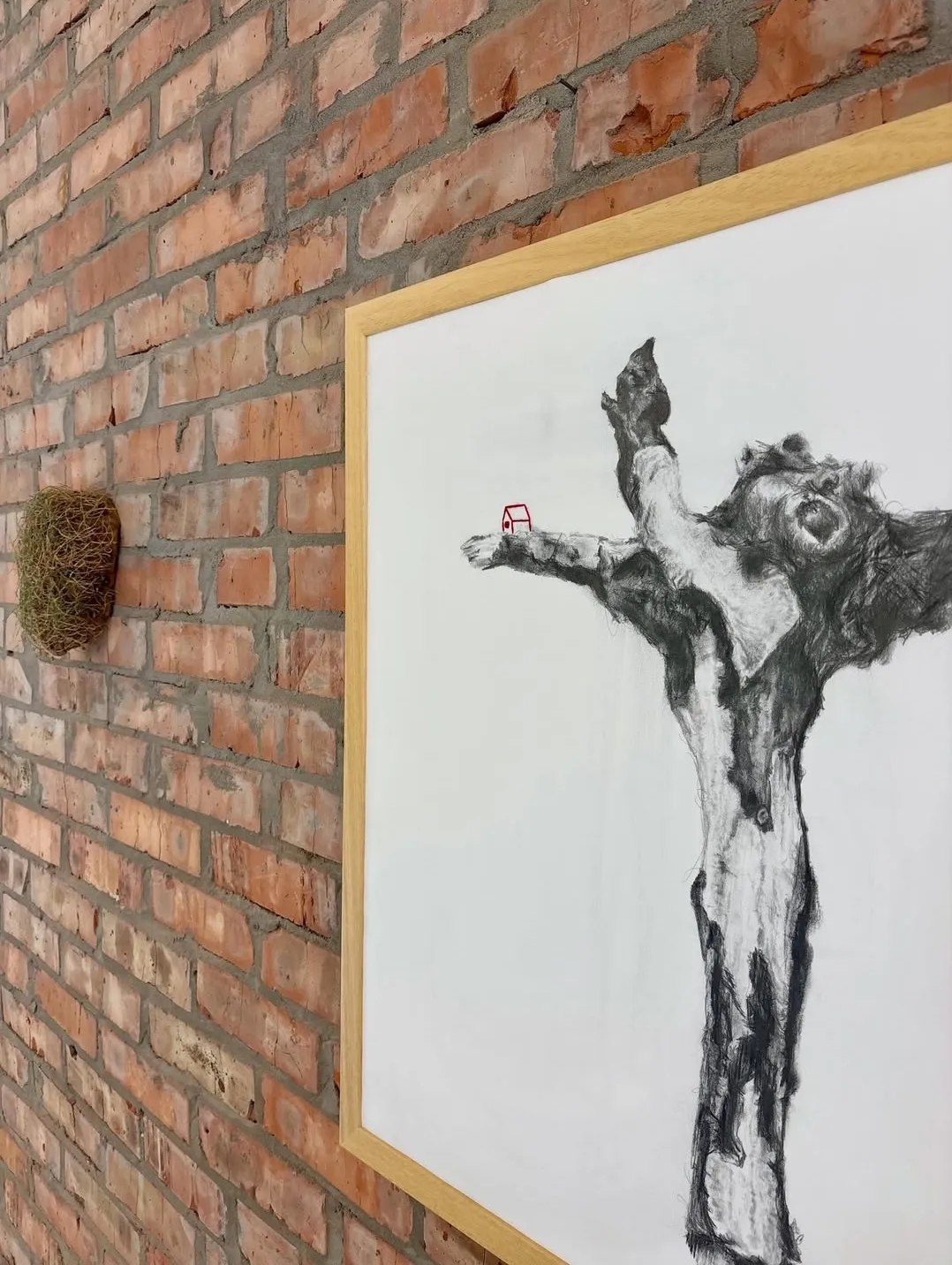 "Hold On" Modern Drawing Viktoriia Hunina - Subjektiv.art 2
