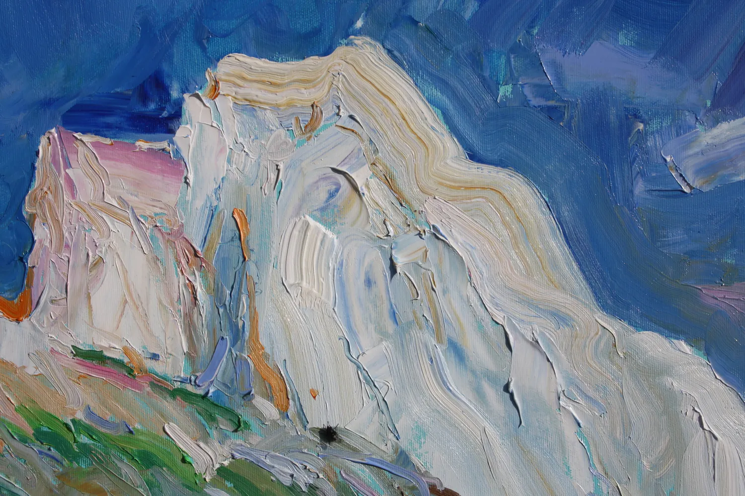 " Seceda " Expressive and gestural Painting Yehor Dulin - Subjektiv.art 2
