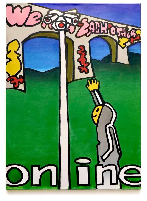 ONLINE Pop Art Painting Sestry Feldman - Subjektiv.art