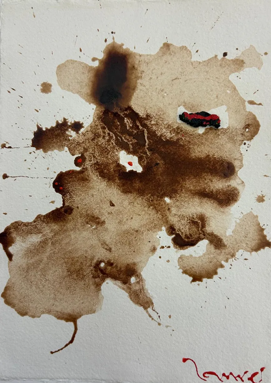 Pavement Series #8 Abstract Painting Lanre Olagoke - Subjektiv.art 2