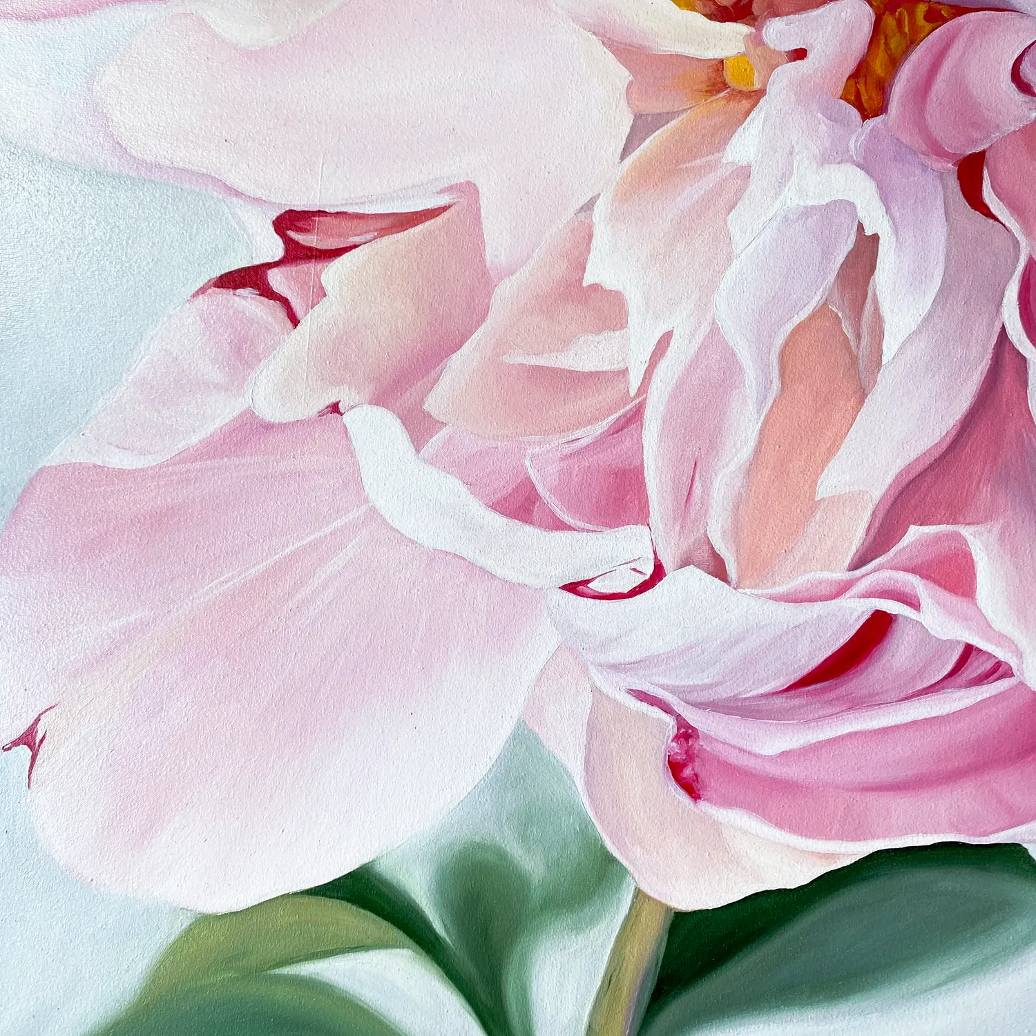 PINK PEONY Photorealistic Painting Anna Lyashenko - Subjektiv.art 5