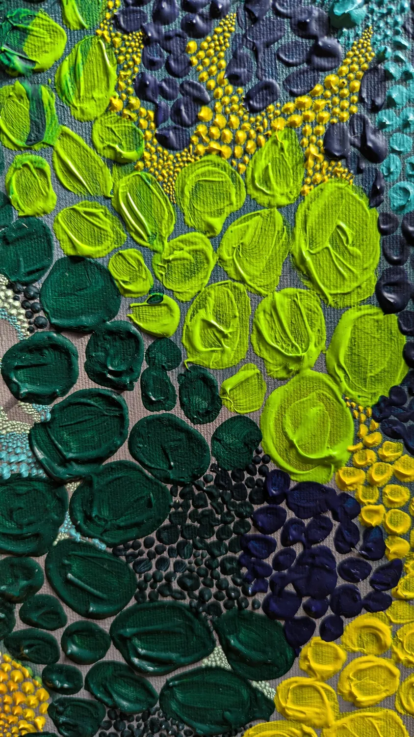 Wounding Abstract Painting Oksana Gural - Subjektiv.art 4