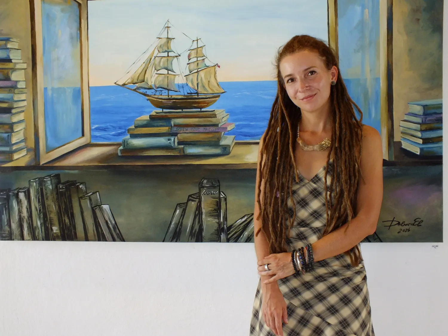 Follow Your Dreams Surrealistic Painting Delnara El - Subjektiv.art 3
