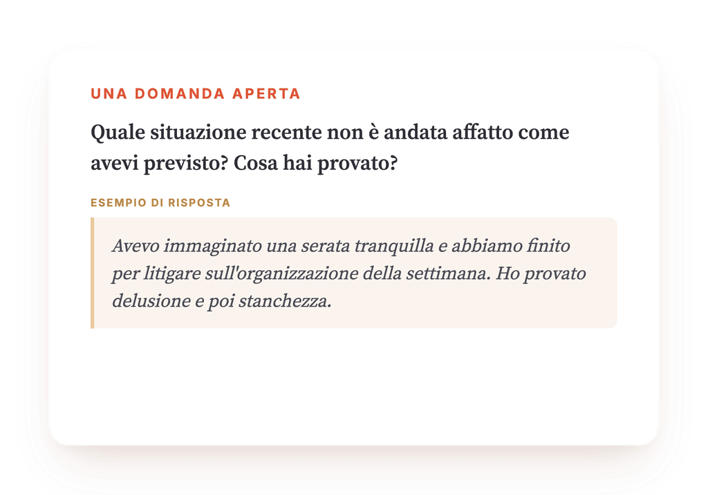 Anteprima, un estratto di una fase del programma