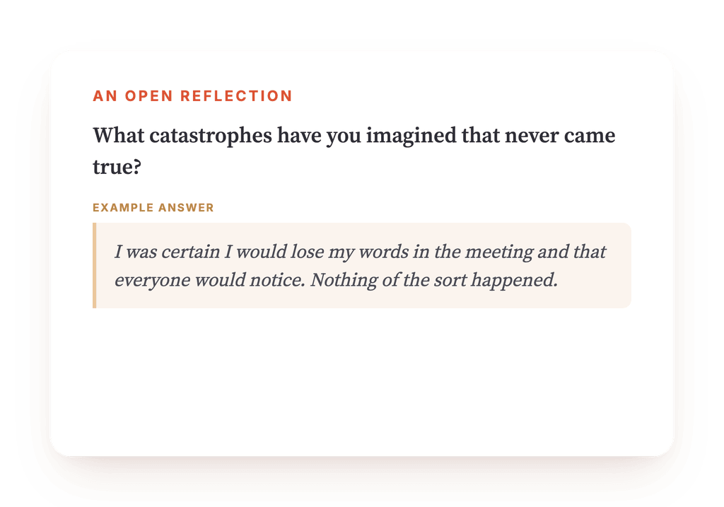 Preview, an excerpt from one step of the program