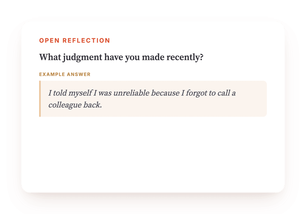Preview, an excerpt from one step of the program