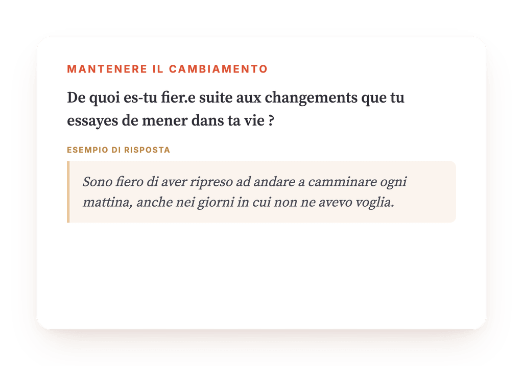 Anteprima, un estratto di una fase del programma