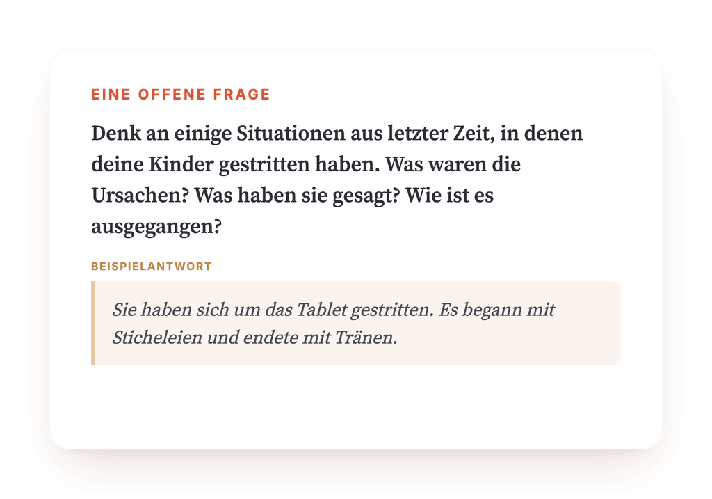 Vorschau, ein Auszug aus einem Schritt des Programms