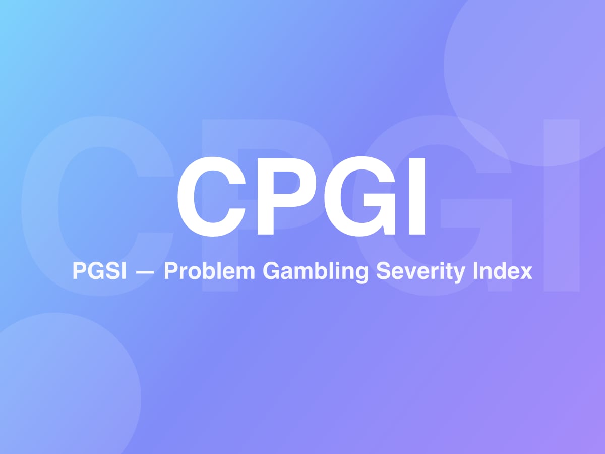 Problem Gambling Severity Index