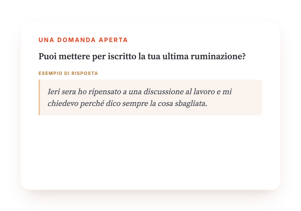 Anteprima, un estratto di una fase del programma