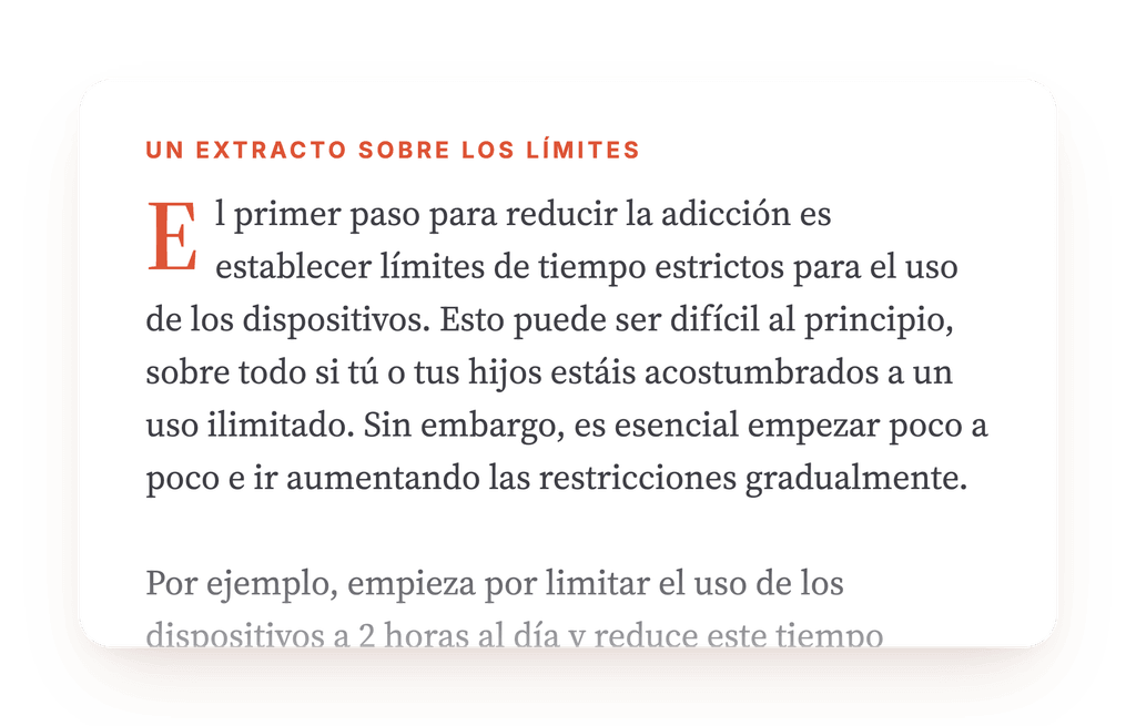 Vista previa, un extracto de una etapa del programa