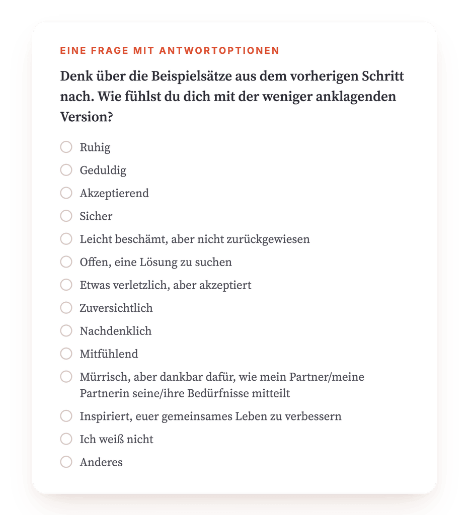 Vorschau, ein Auszug aus einem Schritt des Programms