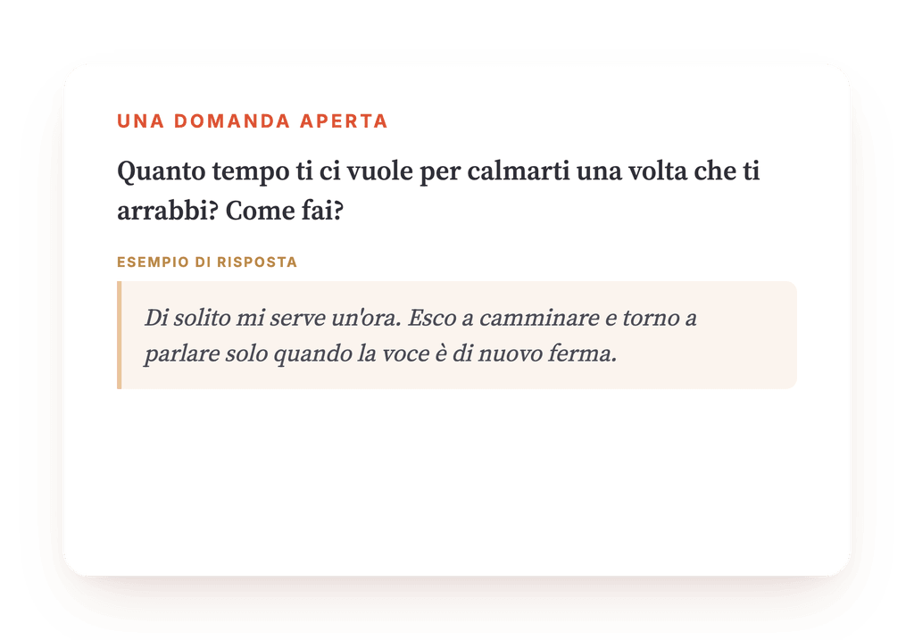 Anteprima, un estratto di una fase del programma