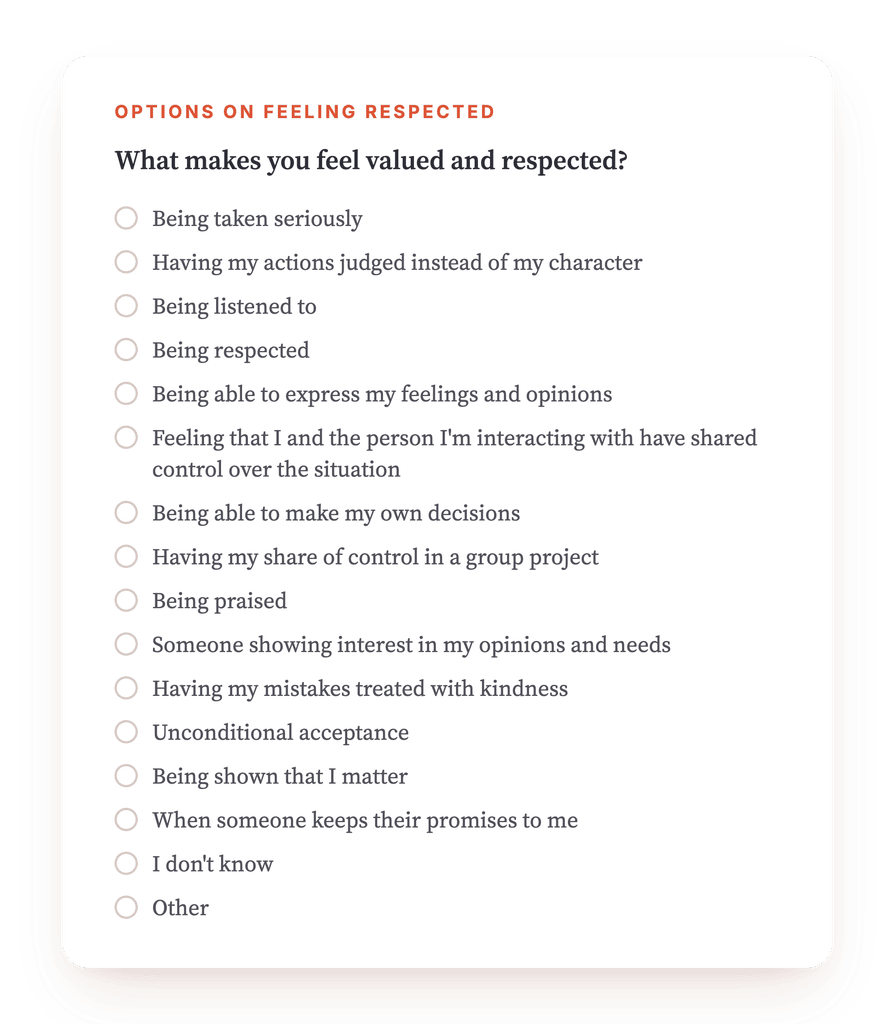 Preview, an excerpt from one step of the program