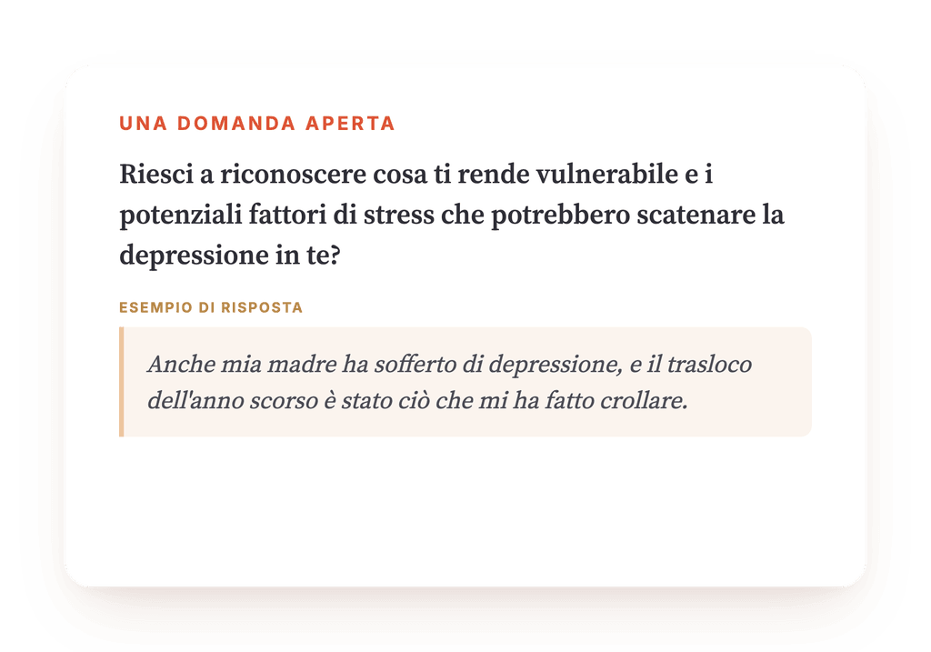 Anteprima, un estratto di una fase del programma