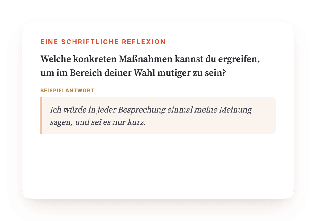 Vorschau, ein Auszug aus einem Schritt des Programms