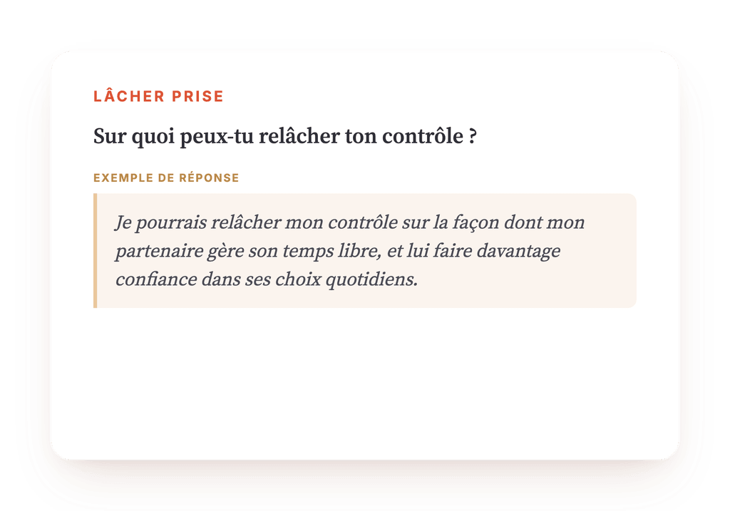 Aperçu, un extrait d'une étape du programme