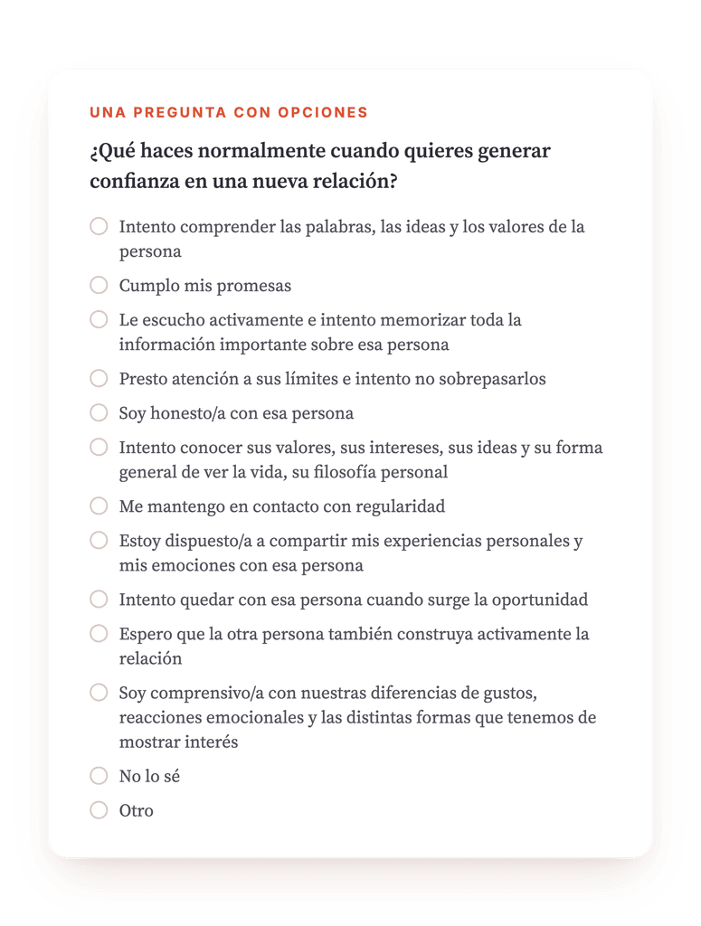 Vista previa, un extracto de una etapa del programa