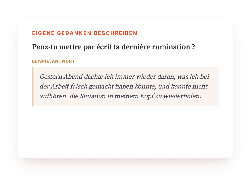 Vorschau, ein Auszug aus einem Schritt des Programms