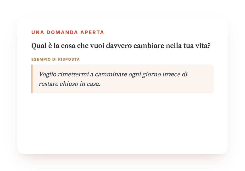 Anteprima, un estratto di una fase del programma