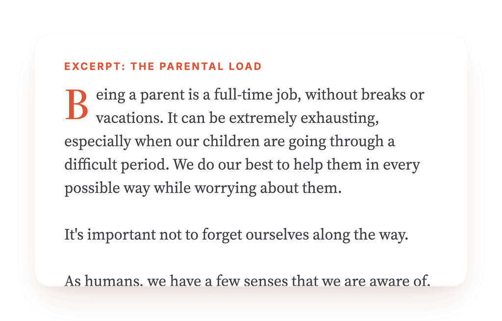 Preview, an excerpt from one step of the program