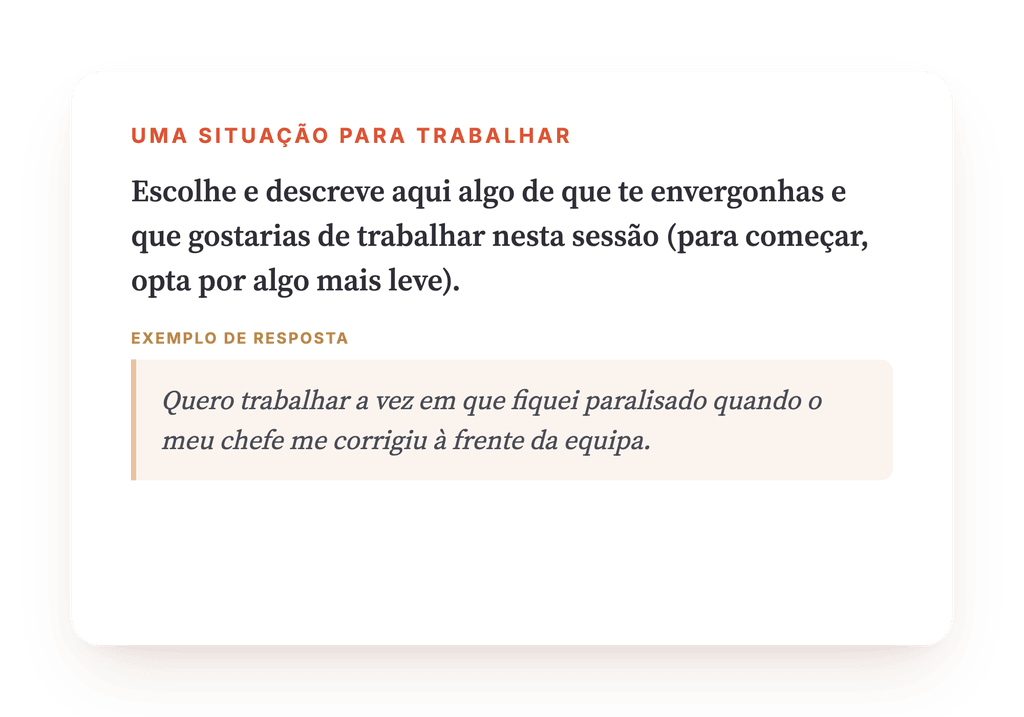 Prévia, um trecho de uma etapa do programa